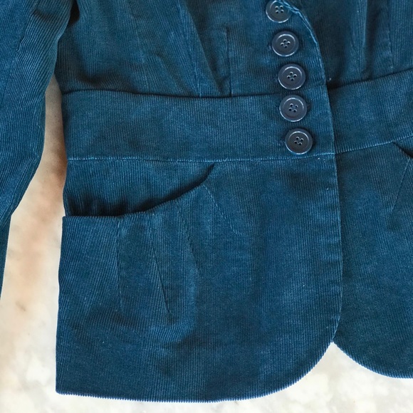 Sold | Fine Whale Corduroy Blazer Jacket - Picture 3 of 7